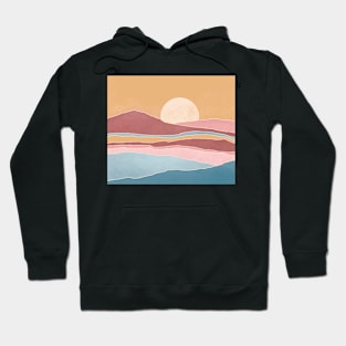 Terra mountain landscape poster Hoodie